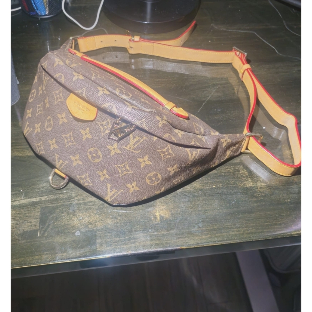 Louis Vuitton Brown and Tan Monogram Belt Bag
